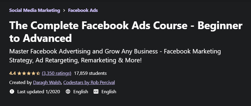 Best Facebook Ad Courses #19 - damianmartinez.com