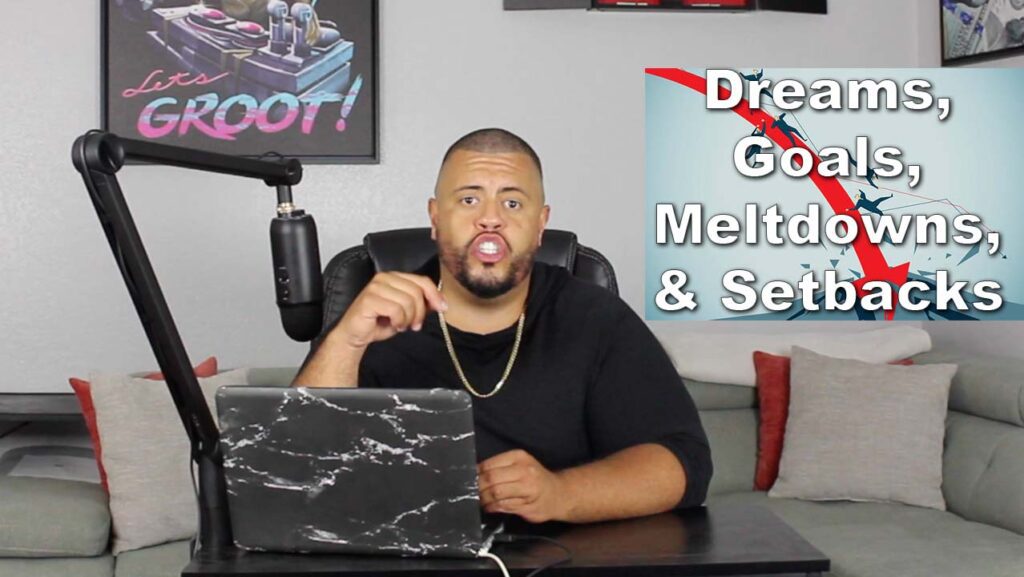 How To Push Dreams & Goals Forward Despite Market Meltdowns, Life Setbacks, & Personal Letdowns