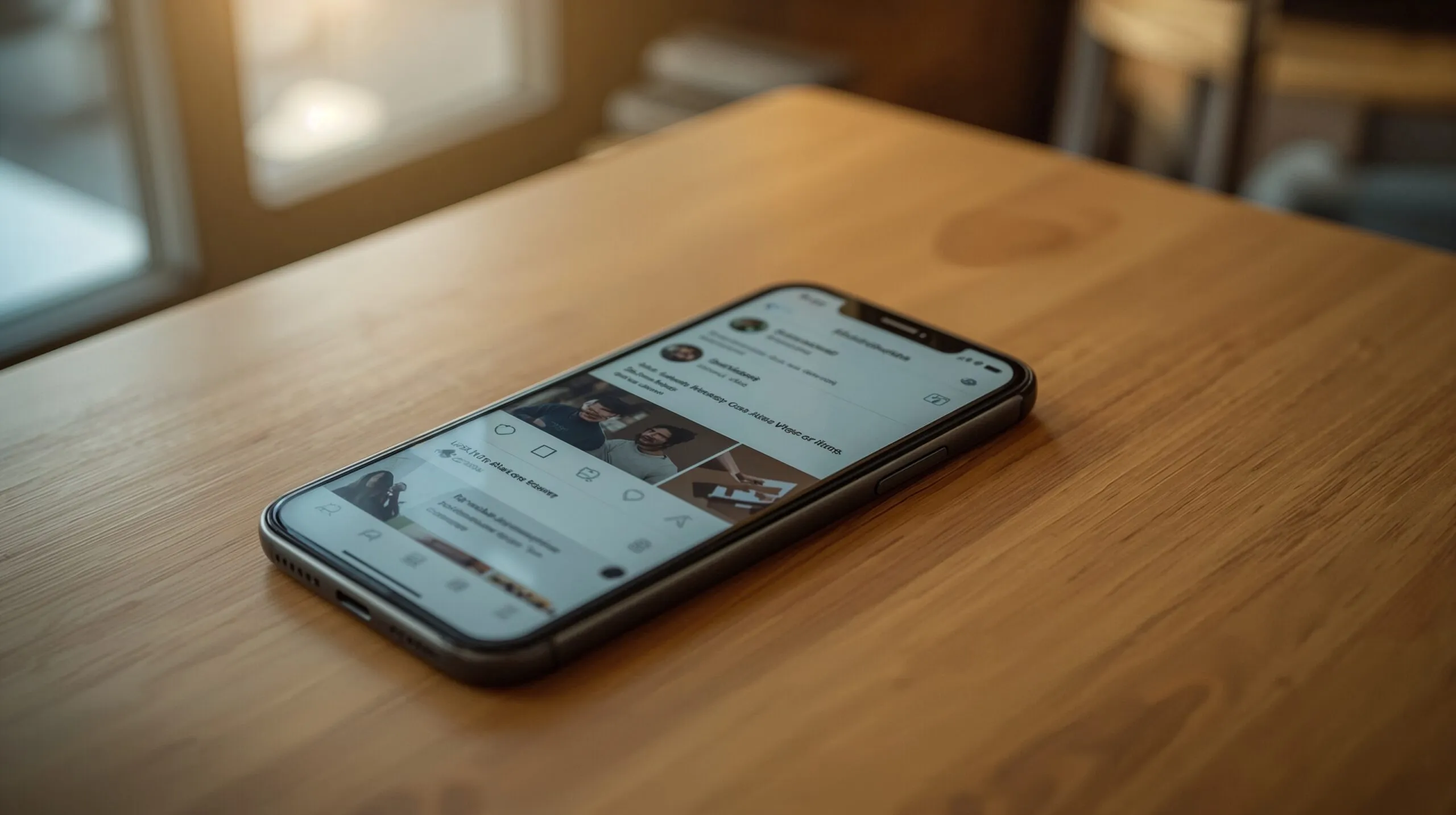 A smartphone displaying faith-based content — social media as a platform for the Gospel