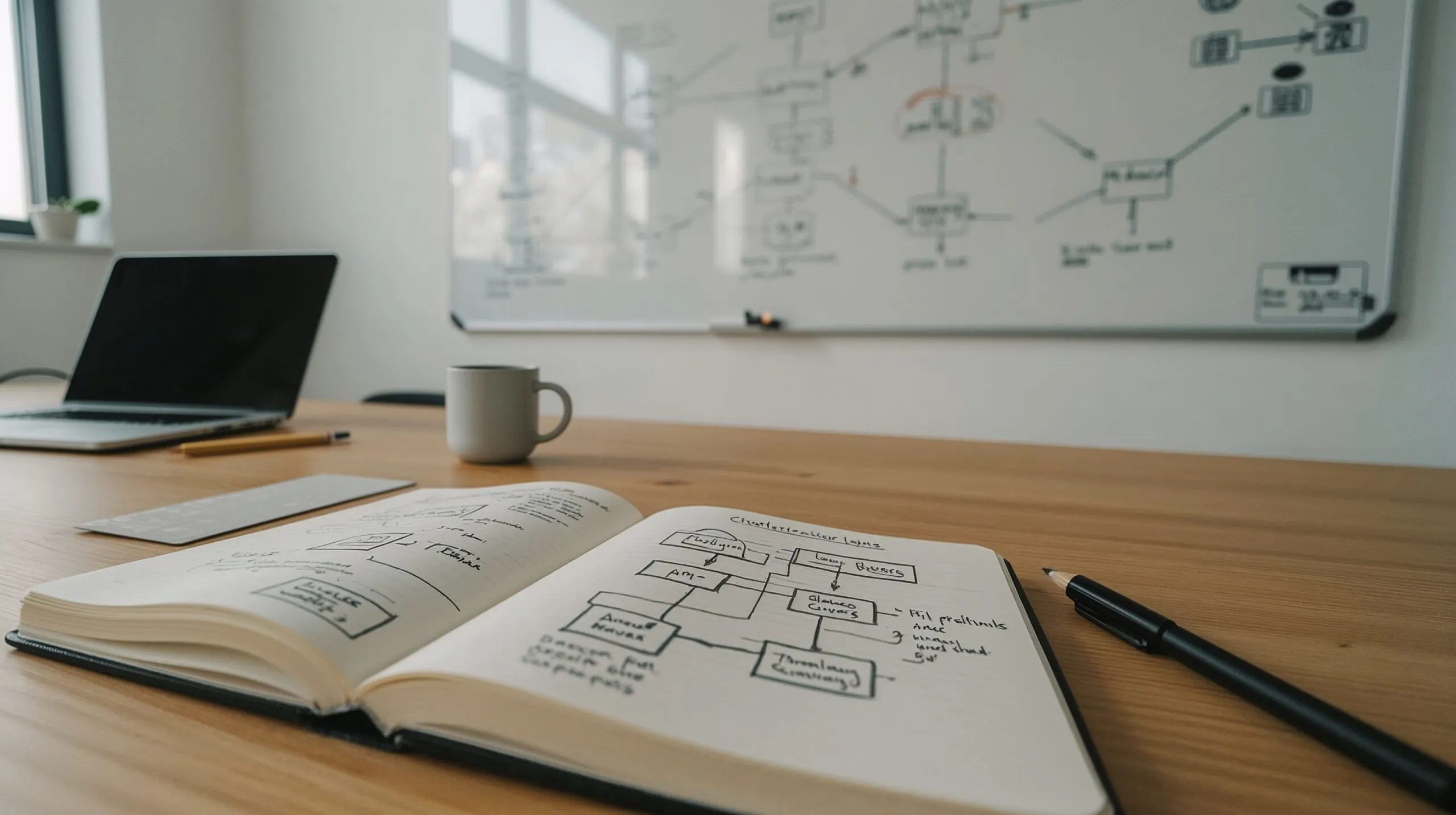 Mapping out the complete system before building — architecture first, code second