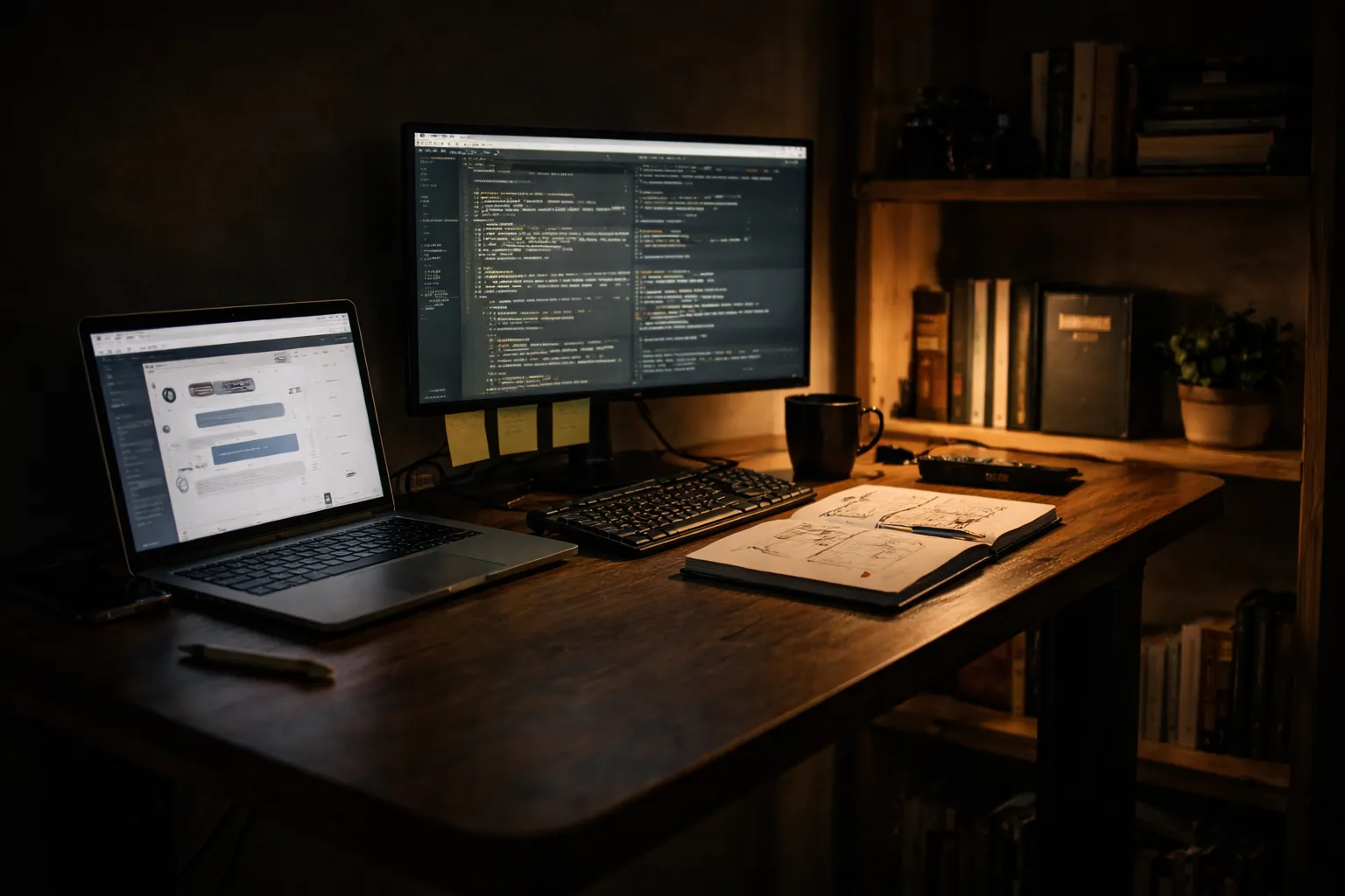 Damian Martinez — building at night