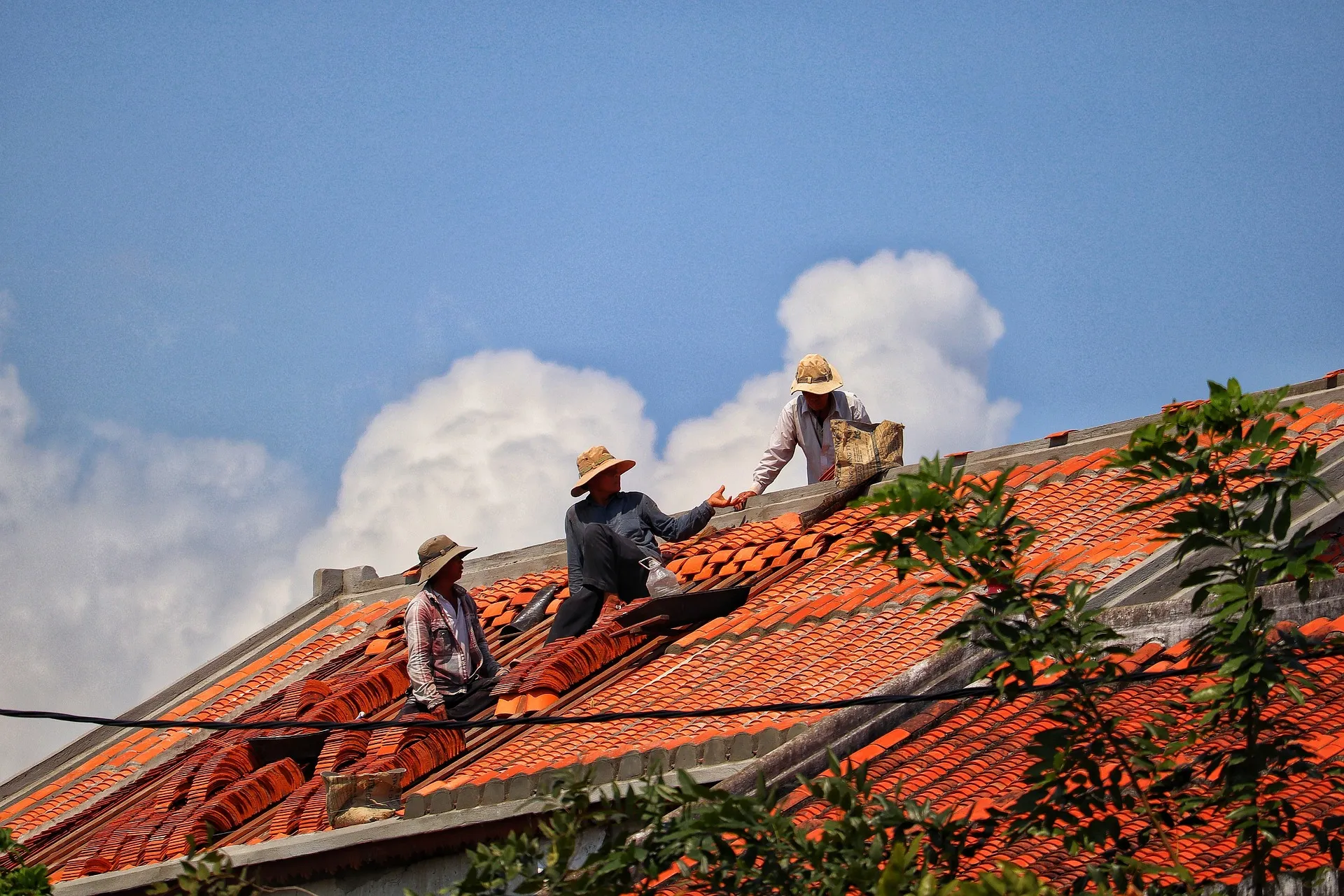 Ironclad Roofing crew at work