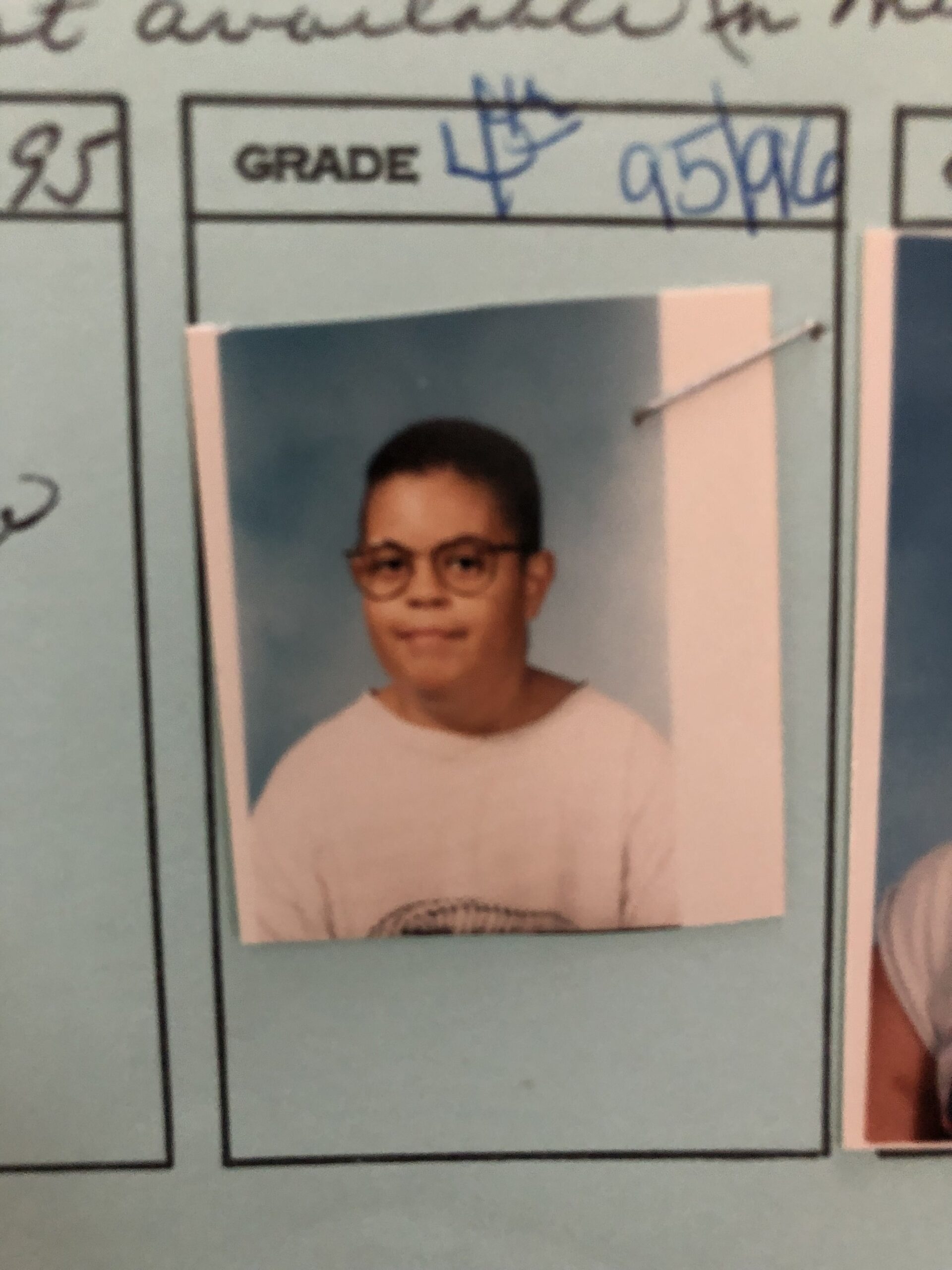 Damian Martinez Blog #67 - my 3rd grade picture